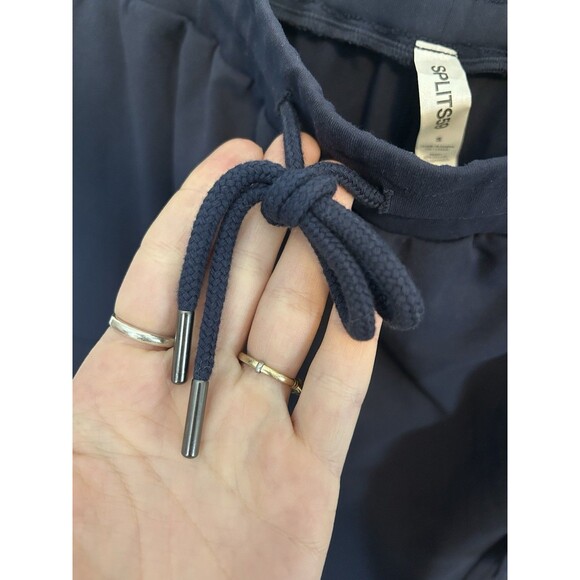 Splits 59 NWOT Womens Small Supplex Cargo Pants Jogger Navy Pockets Sweatpants - Picture 6 of 11